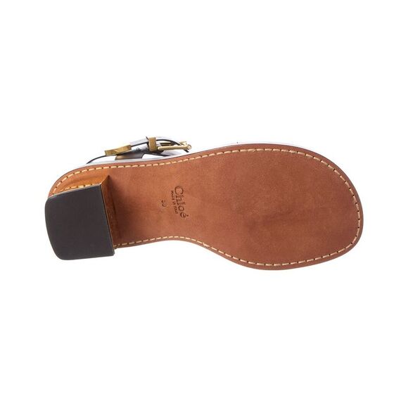 Chloé Rebecca Leather Sandal, Black - Picture 4 of 5